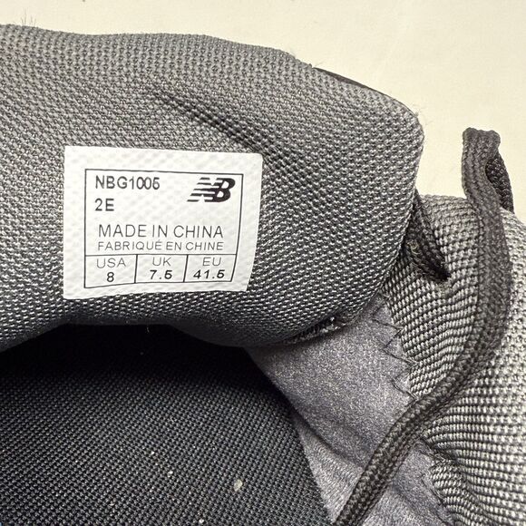 New Balance Minimus Spikeless Golf Shoes Mens 8 2E Wide Black Gray Waterproof - Picture 12 of 15